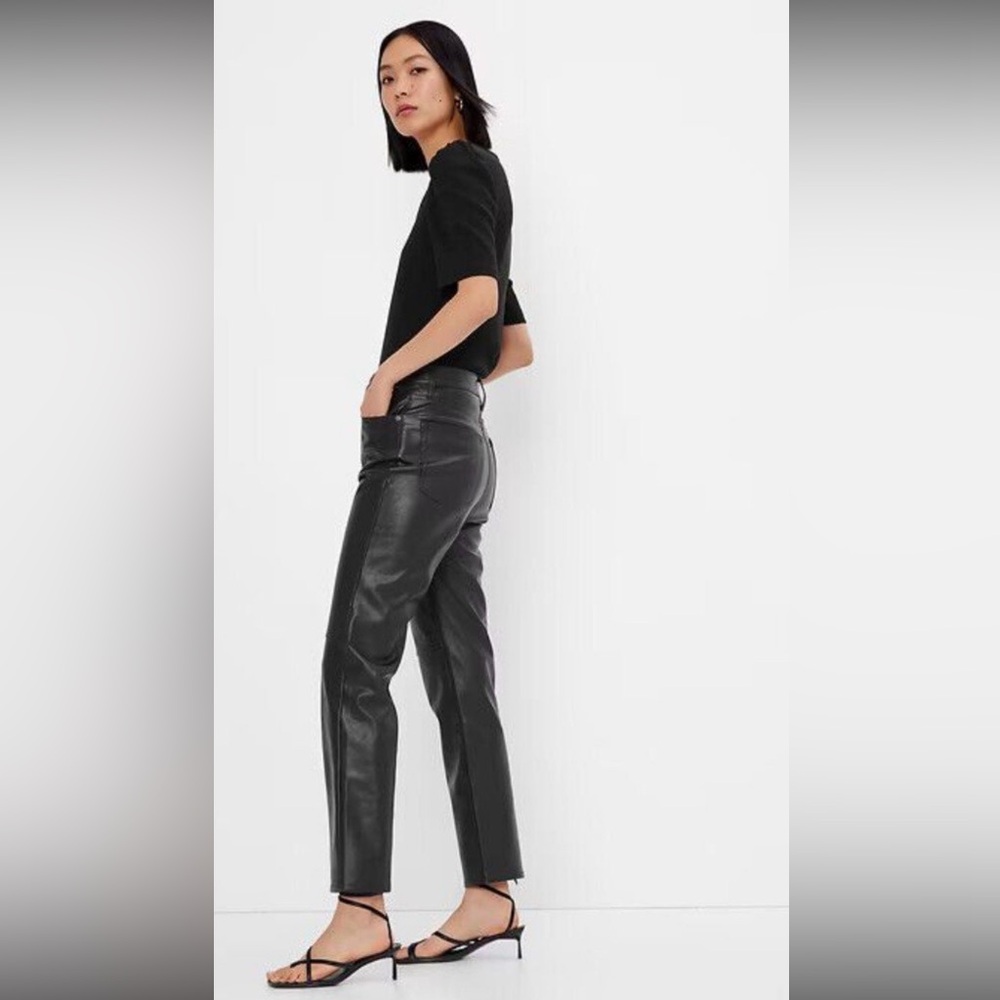 Gap Faux Leather Pants size 6